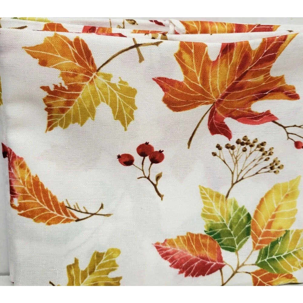 Printed Linen Tablecloth 70